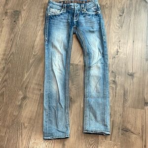 Rock Revival Straight Jeans Size 25